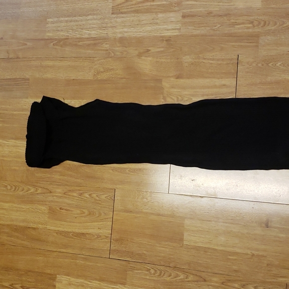 NWT LF Seek the Label black bodycon ribbed sleeveless turtleneck dress sz small - Picture 1 of 3